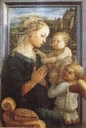 Fra Filippo Lippi Madonna and Child with Two Angels Germany oil painting artist